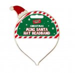 Mini Santa Hat Metal Headband