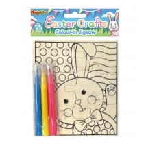 CYO WOODEN EASTER JIGSAW W/PENS 17X10CM