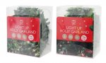 Light Up Holly Garland 4M