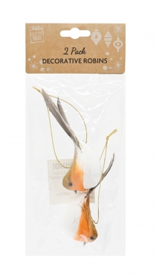 Hanging Robin Deco 2 Pack