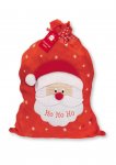 Deluxe Ho Ho Ho Santa Sack 3D Nose 50cm X 73cm ( Saho )