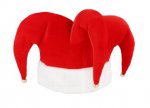 Red Christmas Jester Hat (Adult)