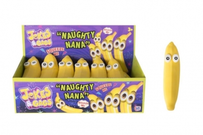 Jokes & Gags Squeeze Squishy Naughty Nana Banana