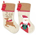 Stocking Poly Hessian Characters
