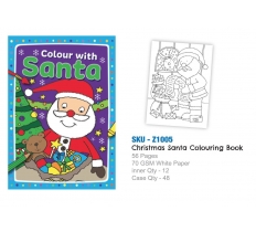 A4 Christmas Santa Colouring Book (ZERO VAT)