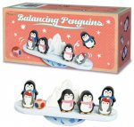 Wooden Balancing Penguin Game 24x11x8cm