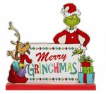 Grinch Mdf Ornament Merry Grinchmas