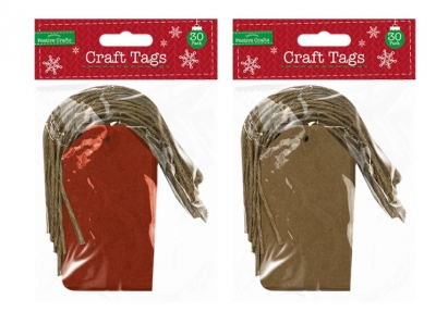 Christmas Craft Tags 30 Pack