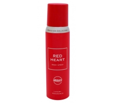 Designer Collection 100ml Body Spray Ladies Red Heart X 12