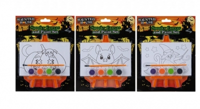 Halloween Paint Your Own Canvas With Easel