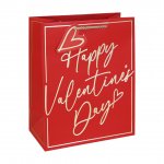 Valentine's Day Text Large Bag