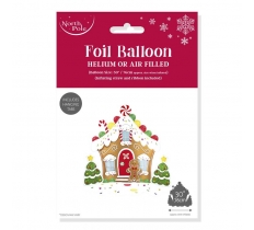 Santa Grotto Foil Balloon 71cm X 71cm