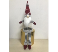 17" Nordic Gonk With Long Legs Christmas Candy Jar