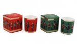 Christmas Cat & Dog Nutcracker Tin Candle
