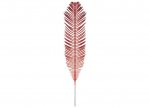 Glitter Christmas Fern Pick 58cm Red