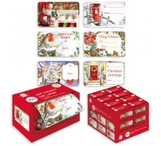 Christmas Santa Traditional Label Label Pack Of 150