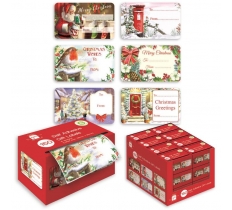 Christmas Santa Traditional Label Label Pack Of 150