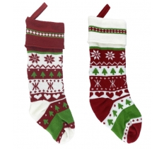 Christmas Knit Stocking 46 X 14cm