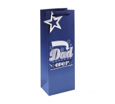Best Dad Ever Bottle Gift Bag