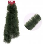 Christmas Tinsel Xmas 2m Fine Cut Matte Green