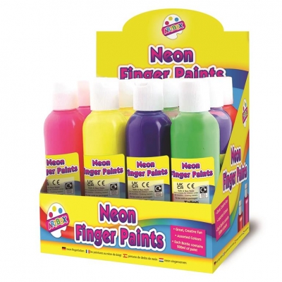 Neon Finger Paints 200Ml