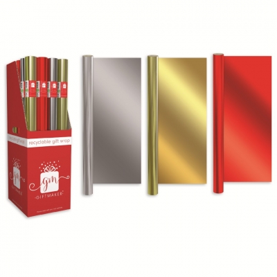 1.5M Foil Mixed Plain Wrap