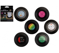 Man Cave 'spin The Wheel' Vinyl Set Of Costers