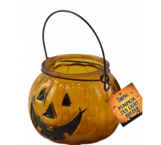 Halloween Pumpkin Tealight Candle Holder