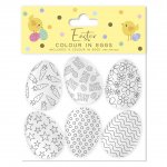 Easter Colour In Eggs 6pc