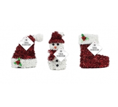 Christmas 3D Tinsel Table Decoration