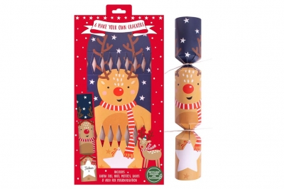 Christmas Crackers 12" x 6 Make Your Own Reindeer