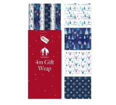 Christmas Gift Wrap 4M Midnight forest