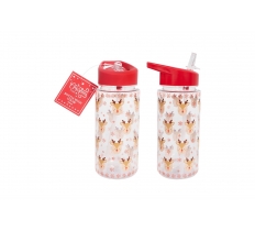 Reindeer Bottle With Straw 500ml