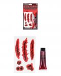 Halloween Fake Blood Tube (16ml) with Temporary Tattoo Scar