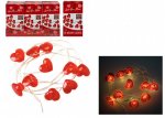 Battery Operated Wire Heart Lights