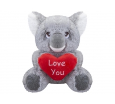 Valentines Day'S Koala Bear With Love Heart 15cm