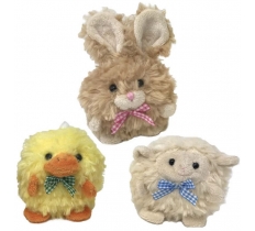 SPRING FLUFFY ANIMALS 9CM