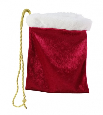 Santa Sack Purse Velvet 22X28cm