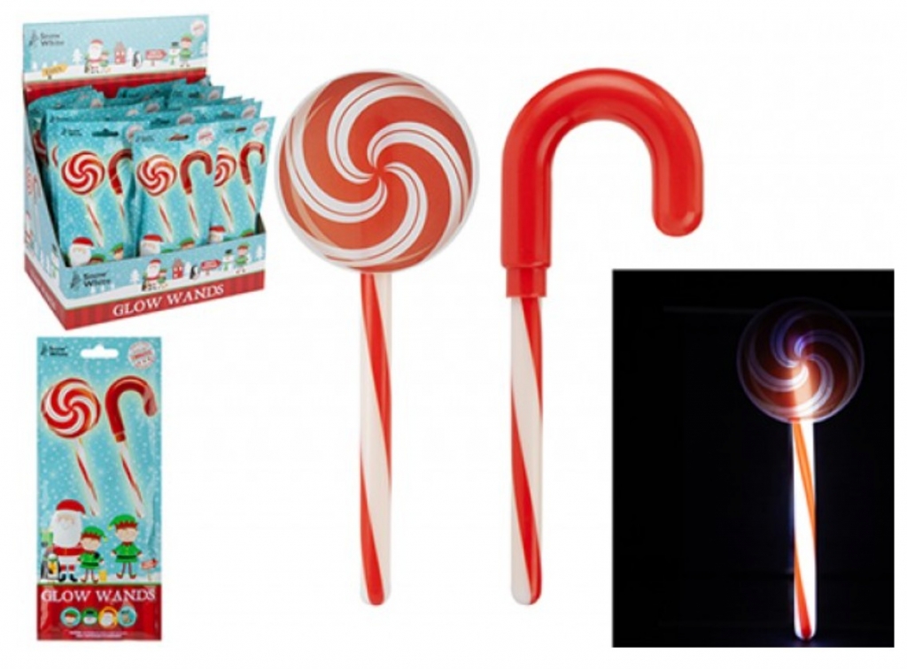 Christmas Glow Wands 2 Pack - Click Image to Close