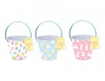 Metal Easter Treat Bucket 16.4cm X 10.5cm