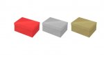 Rectangle Matte Metallic Gift Box 22cm x 14cm