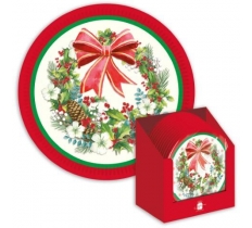 Christmas Xparty Traditional Plate Pack Of 6