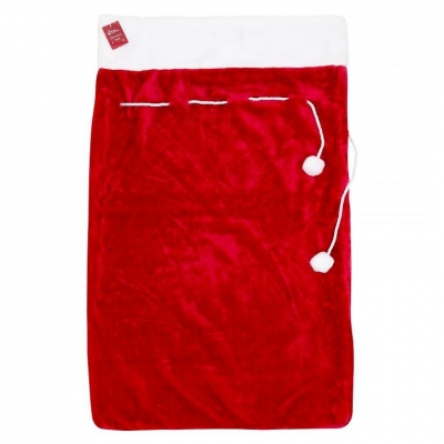 Deluxe Large Red Velvet Sack 62 x 97cm