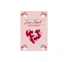 Valentine's Day Heart Bath Confetti