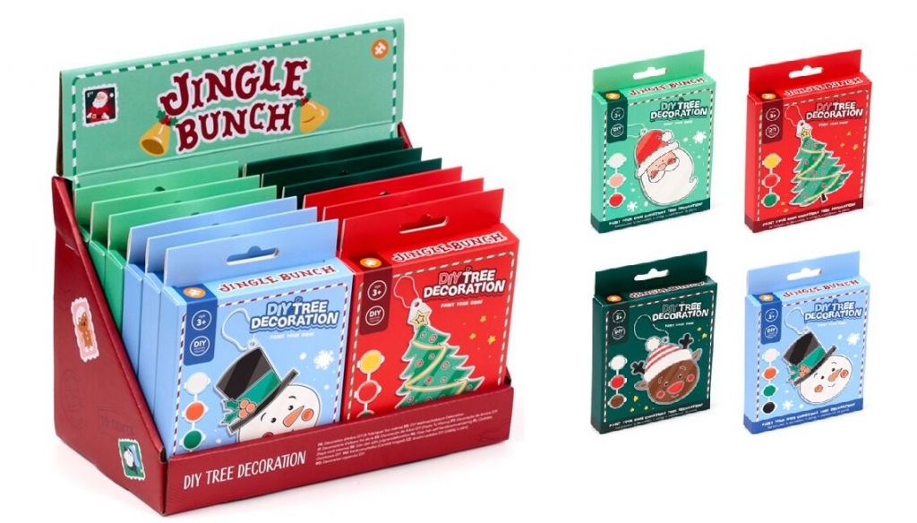 Jingle Bunch Christmas Paint Your Own DIY Decoration - Click Image to Close