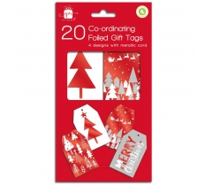 Christmas Co-Ord Red & White Pack Of 20