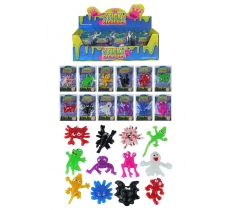 Assorted 5.5cm Sticky Creatures x 60 ( 15p Each )