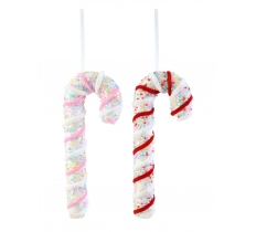 Christmas Hanging Sprinkles Candy Cane 26cm