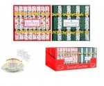 Harvey & Mason 8 Scandi & Green Saucer Crackers