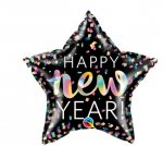 20" New Year Star Iridescent